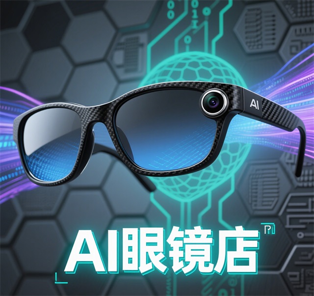 ai智能翻译眼镜海报